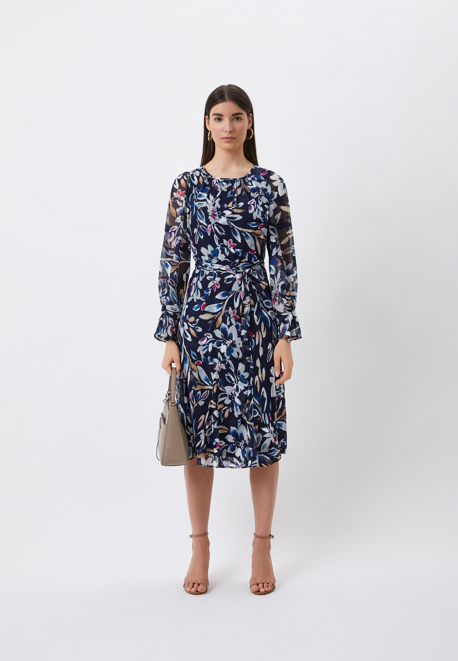 Платье DKNY, цвет: мультиколор, RTLABL492301 — купить в интернет ...