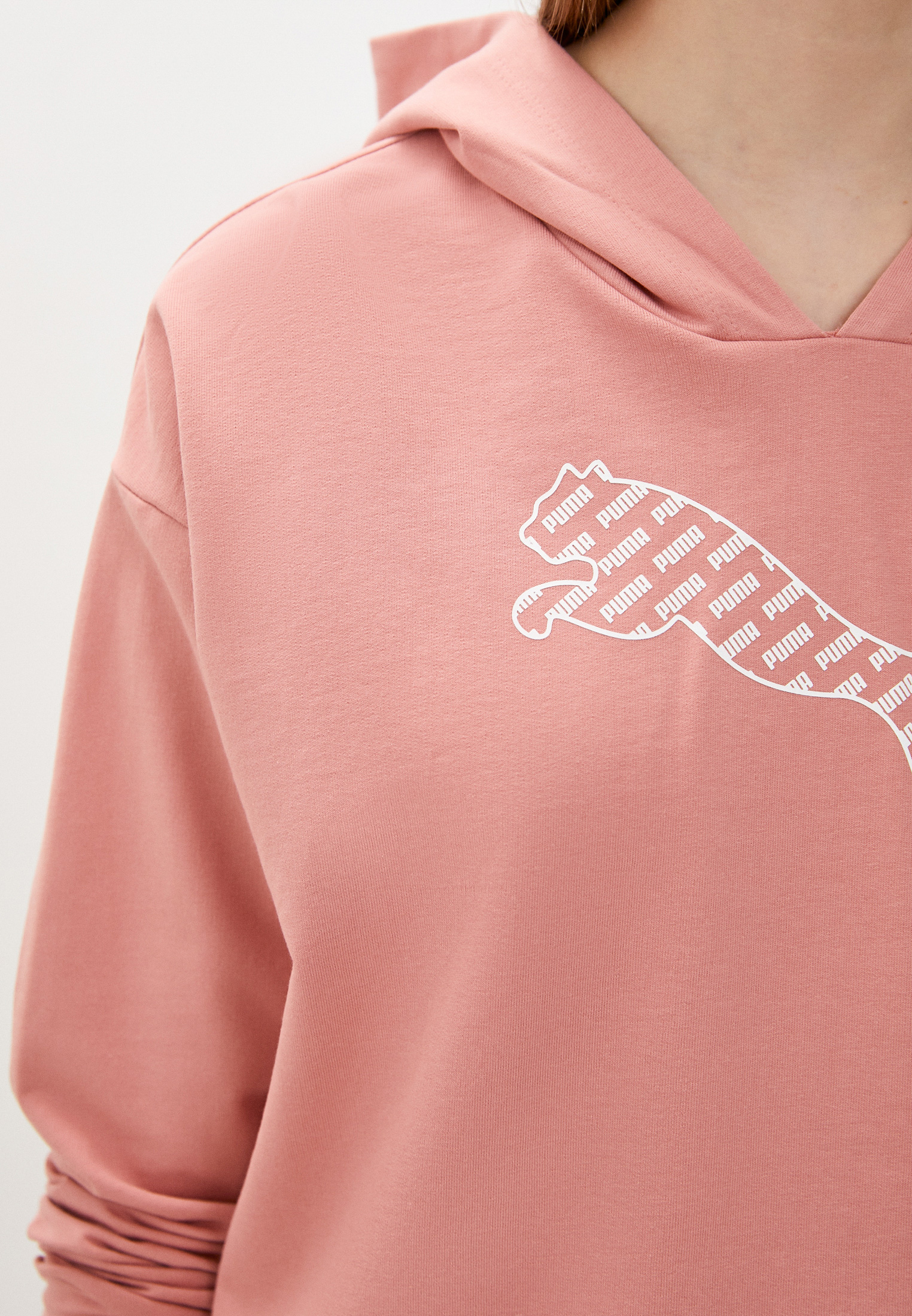 Light pink puma hoodie new arrivals