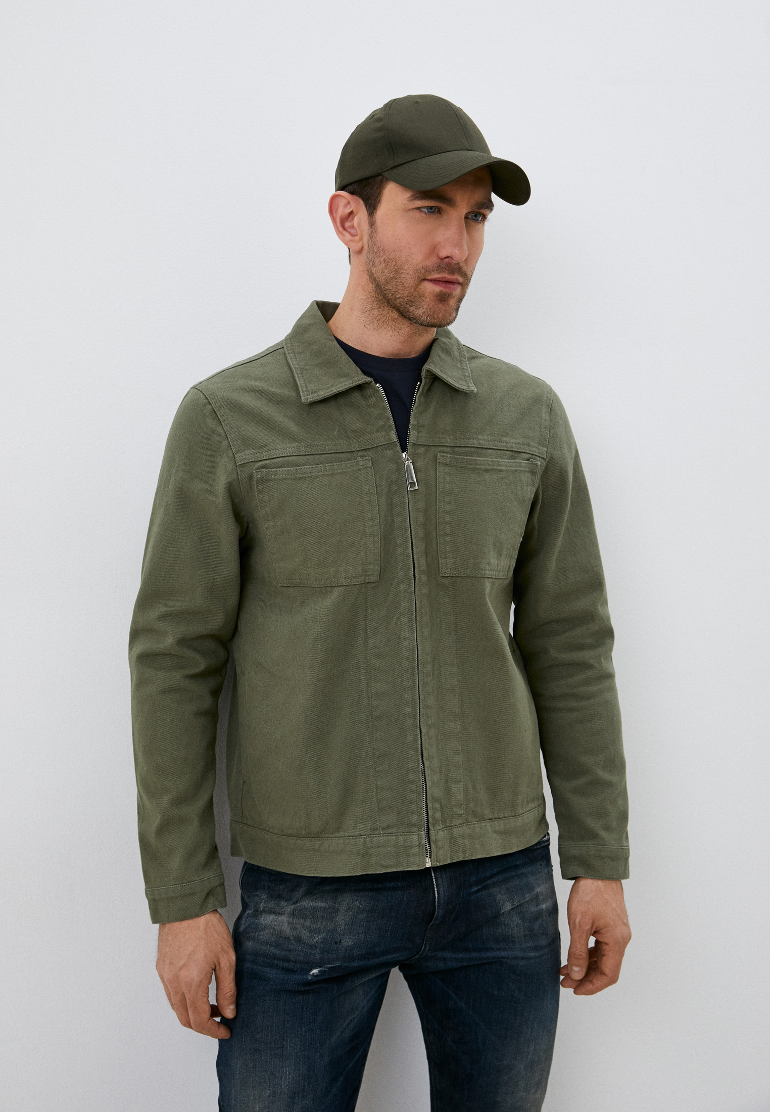 Куртка джинсовая RNT23, цвет: хаки, RTLABL958802 — купить в интернет ...