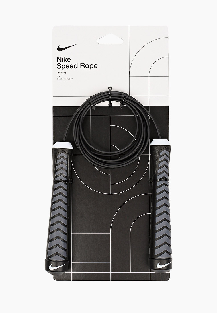 Скакалка Nike NIKE INTENSITY SPEED ROPE, цвет: черный, RTLABM475501 ...