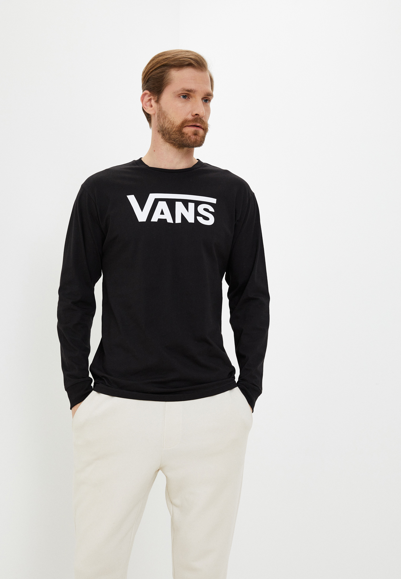 Лонгслив Vans MN VANS CLASSIC LS, цвет: черный, RTLABO064801 — купить в ...