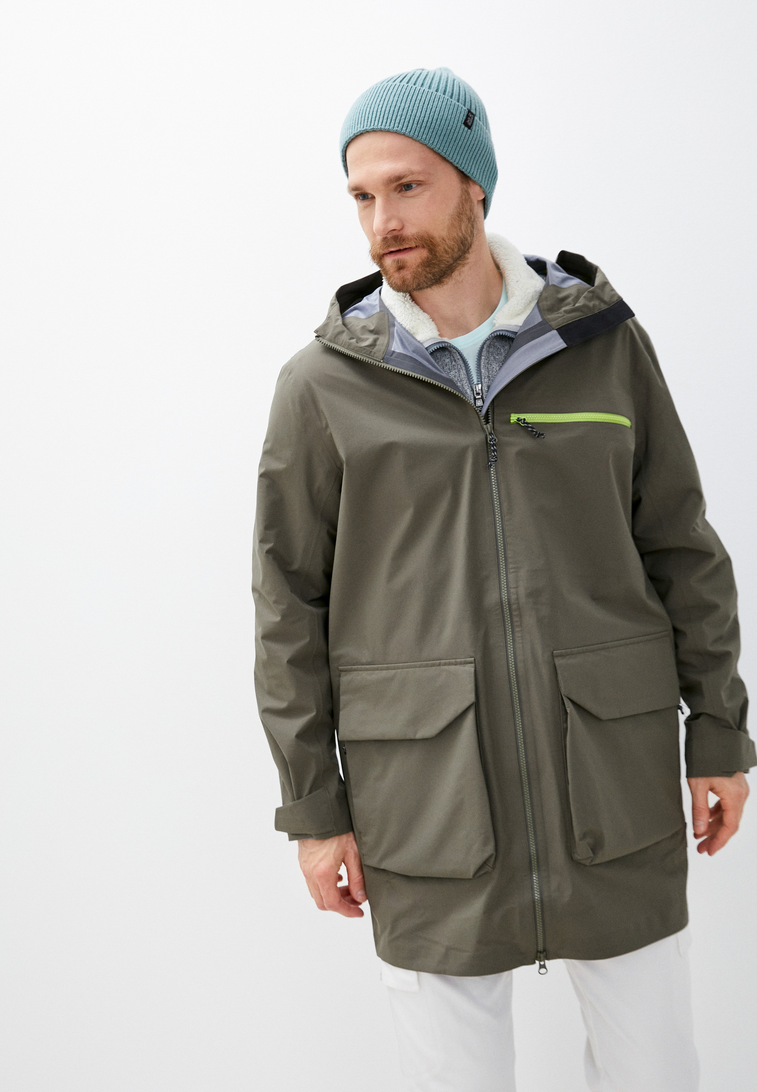 Парка Jack Wolfskin 365 FEARLESS PARKA M, цвет: хаки, RTLABO190601 — купить  в интернет-магазине Lamoda