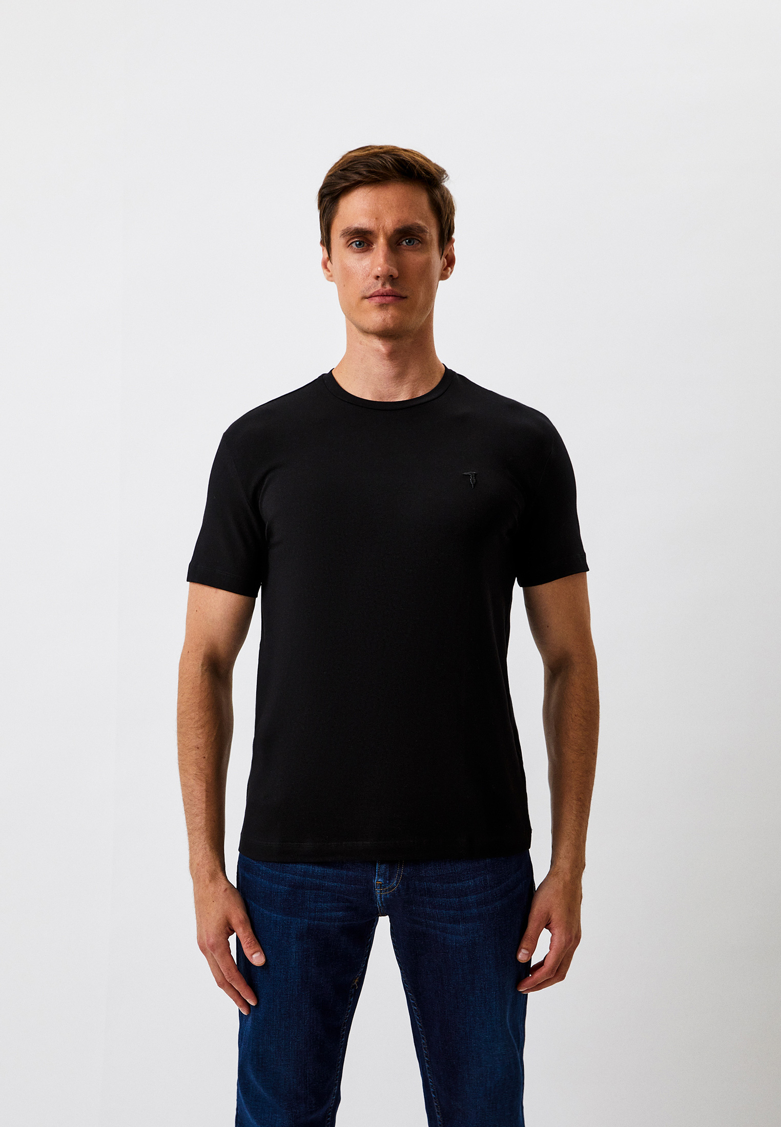 Футболка Trussardi, цвет: черный, RTLABO979301 — купить в интернет ...