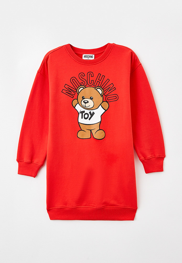Платье Moschino Kid, цвет: красный, RTLABP047001 — купить в интернет ...