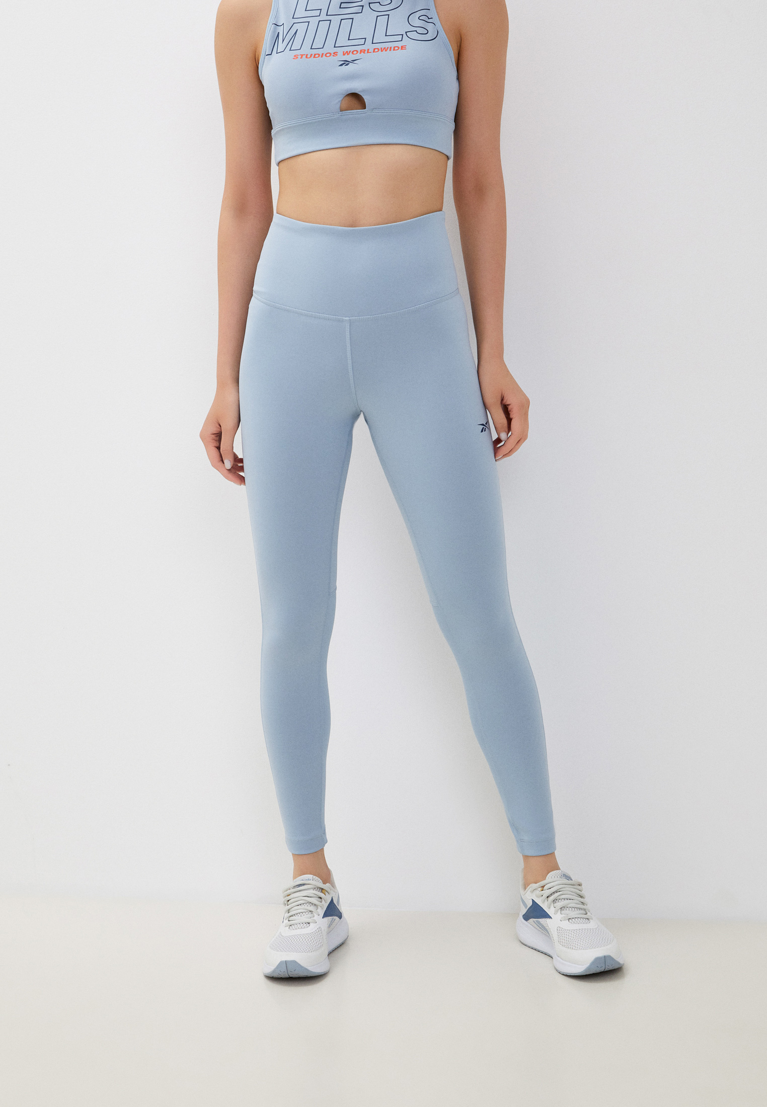 Тайтсы Reebok LM BEYOND SWEAT HR TIGHT, цвет: голубой, RTLABP082201 ...