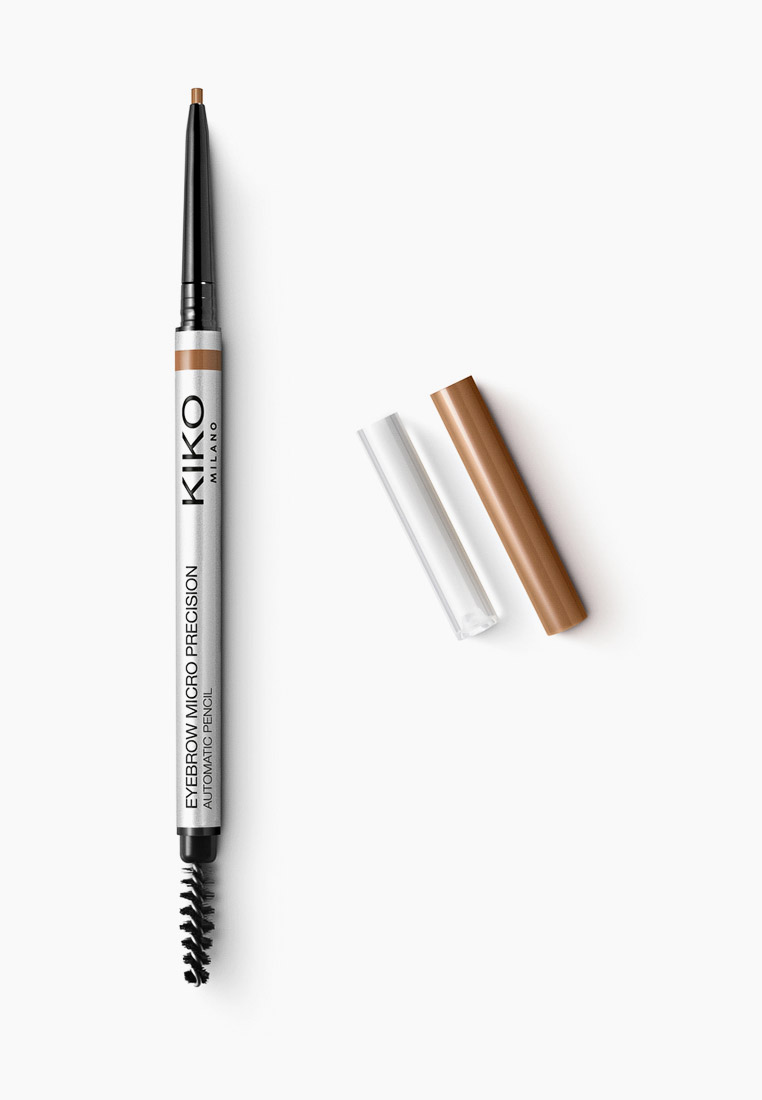 Карандаш для бровей Kiko Milano с тонким грифелем и щеточкой ...