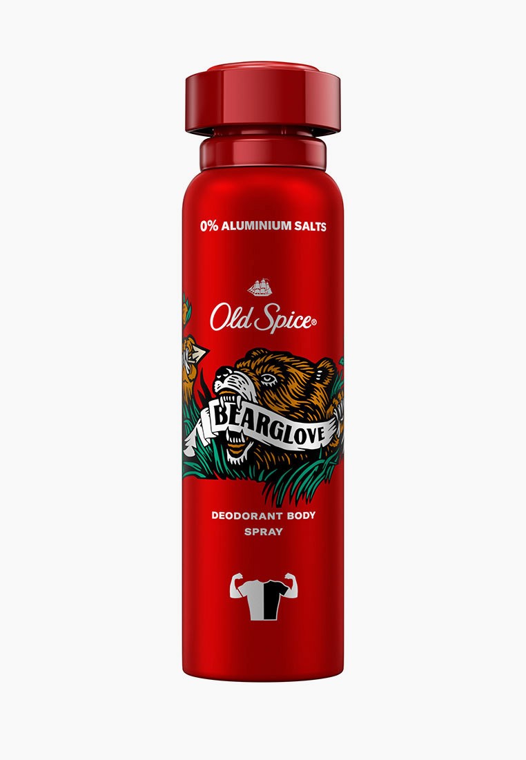 Дезодорант-спрей Old Spice -спрей, 48Ч, Bearglove, 150 мл, цвет ...