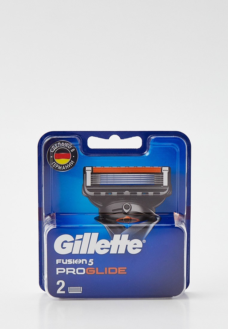 Сменные кассеты для бритья Gillette FUSION PROGLIDE, 2 шт, цвет: черный ...