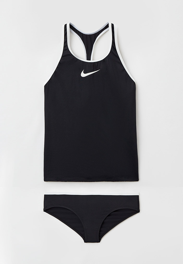 Купальник Nike Nike Essential Racerback Tankini Set, цвет: черный ...