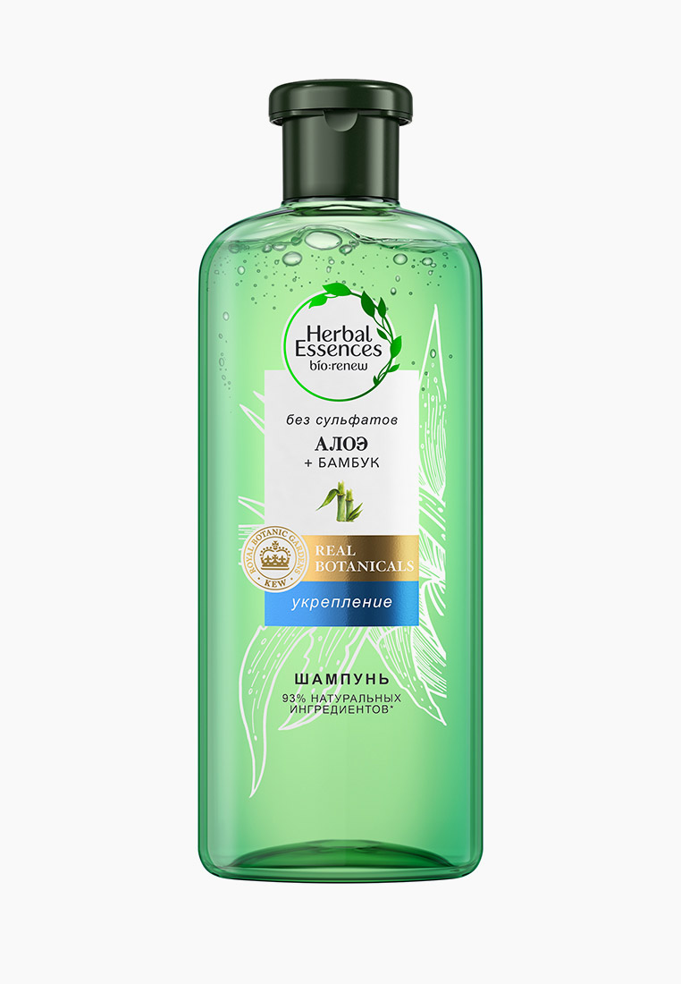 Шампунь Herbal Essences Алоэ и бамбук, 380 мл, цвет: прозрачный ...