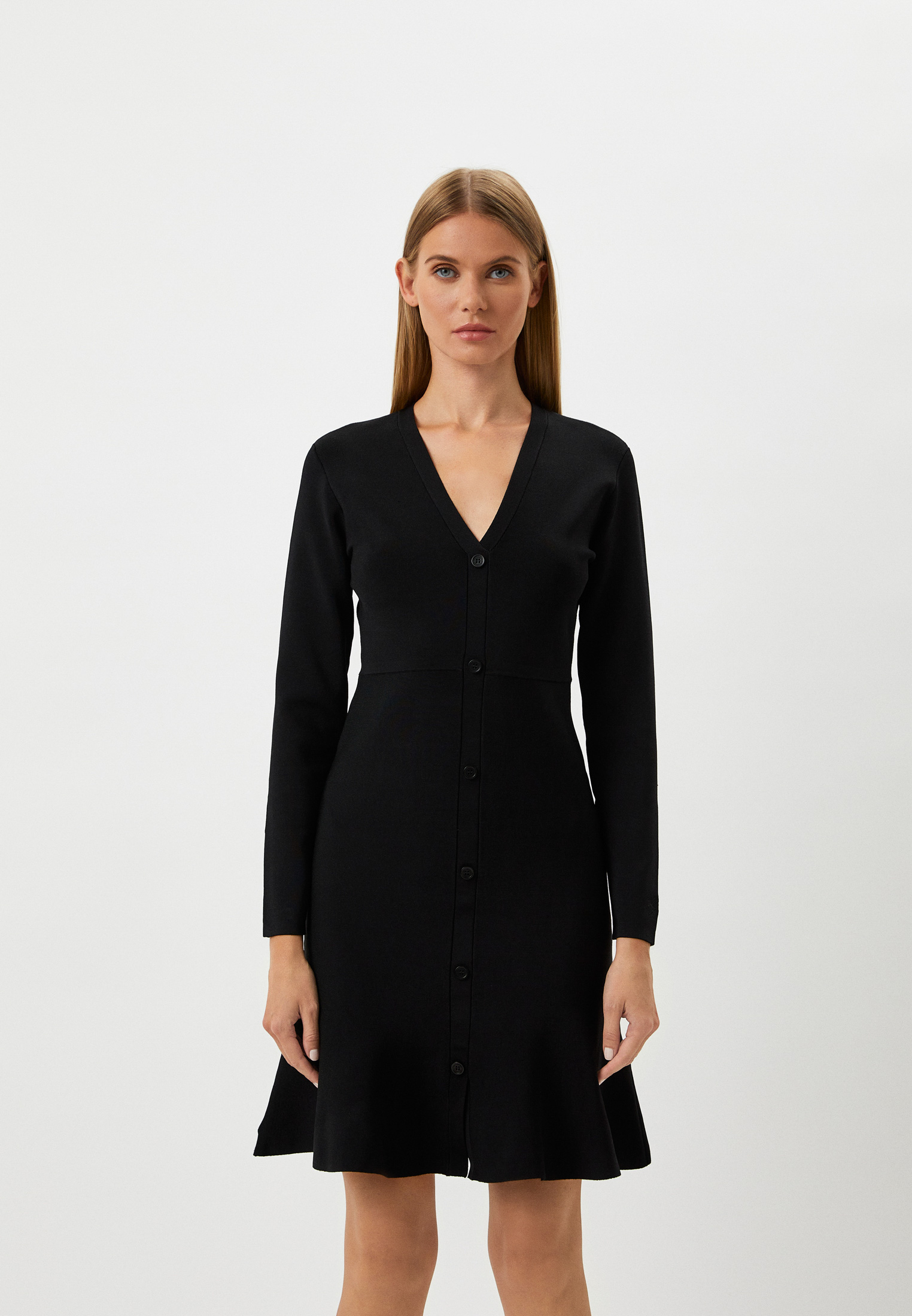 Платье Karl Lagerfeld, цвет: черный, RTLABP525401 — купить в интернет ...