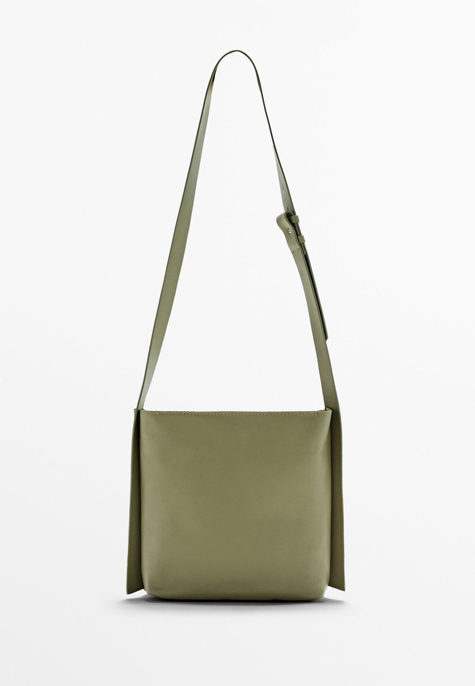 Сумка Massimo Dutti, цвет зеленый, RTLABP742501 — купить в интернет