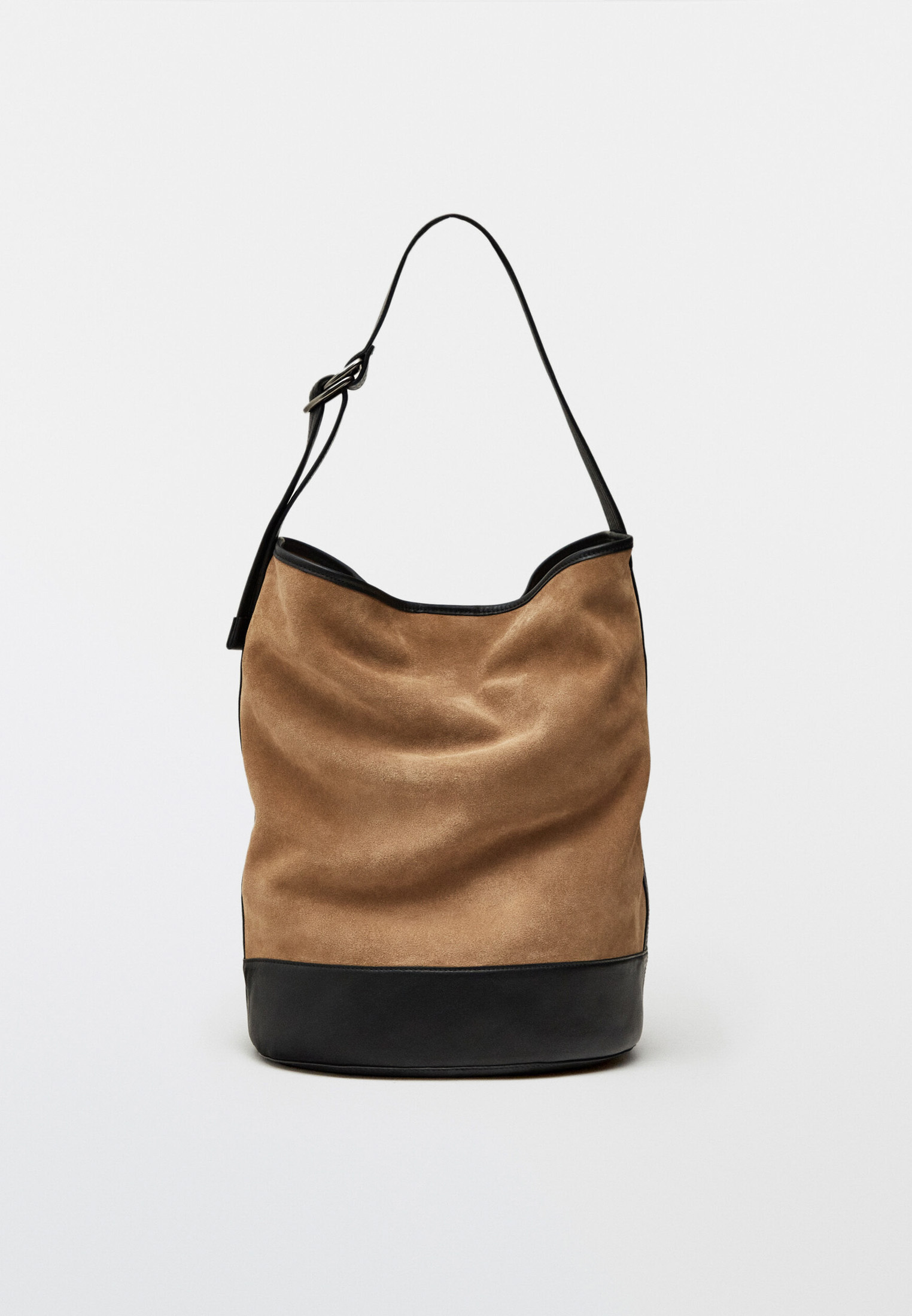 Сумка Massimo Dutti, цвет коричневый, RTLABP806801 — купить в интернет