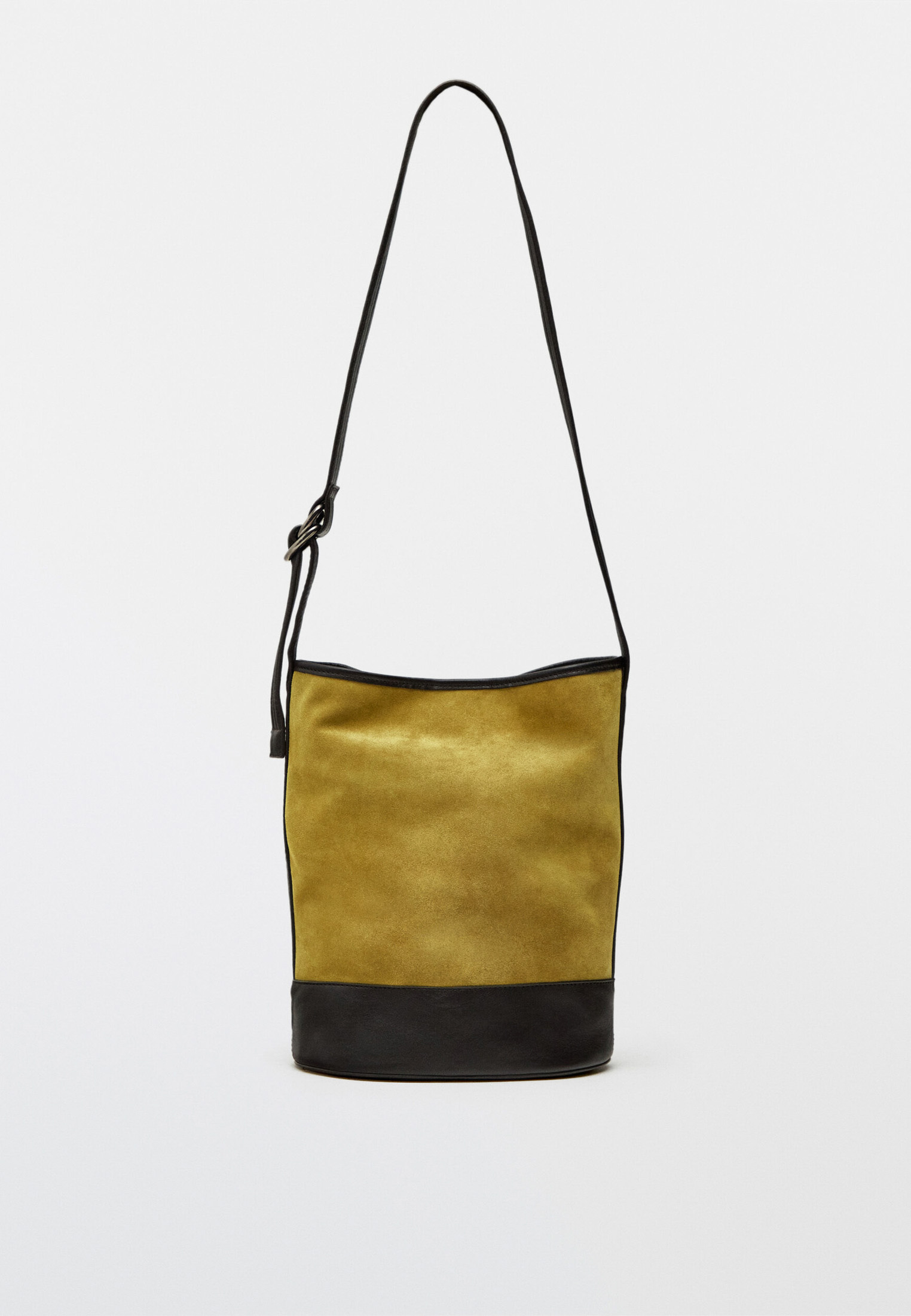 Сумка Massimo Dutti, цвет зеленый, RTLABP873501 — купить в интернет