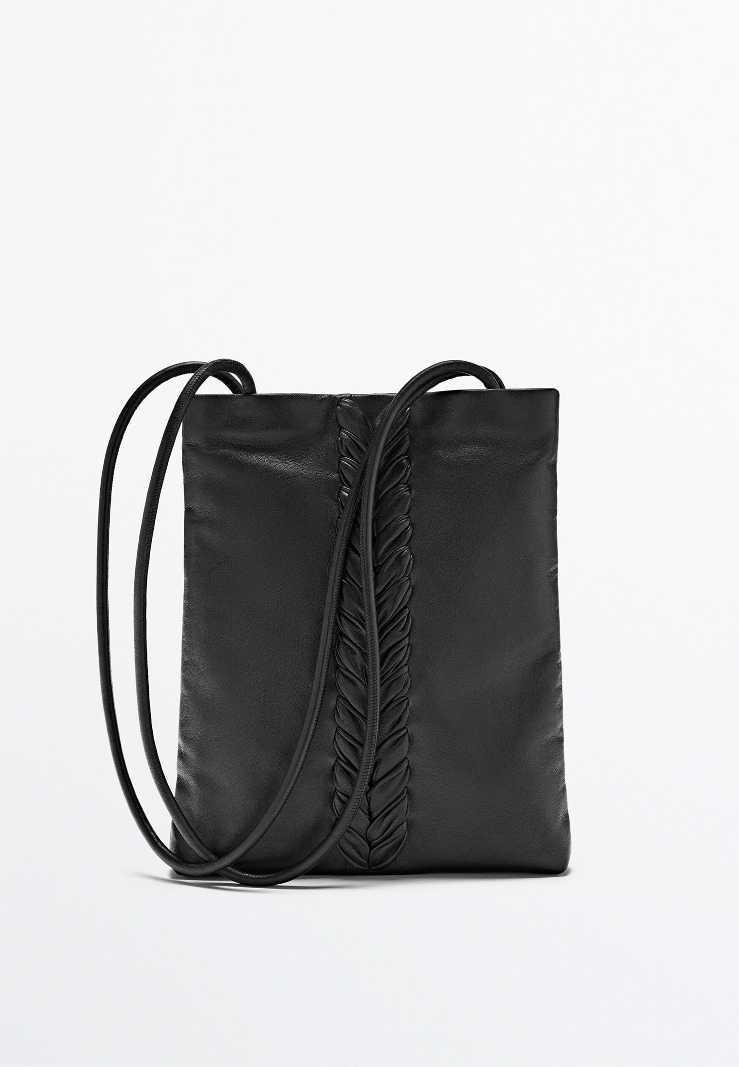 Сумка Massimo Dutti, цвет черный, RTLABP874501 — купить в интернет