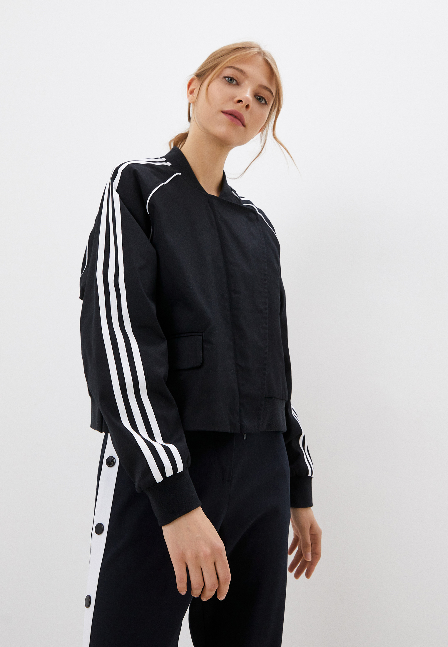 Куртка adidas Originals ASYMMETRIC TT, цвет: черный, RTLABP901101 ...
