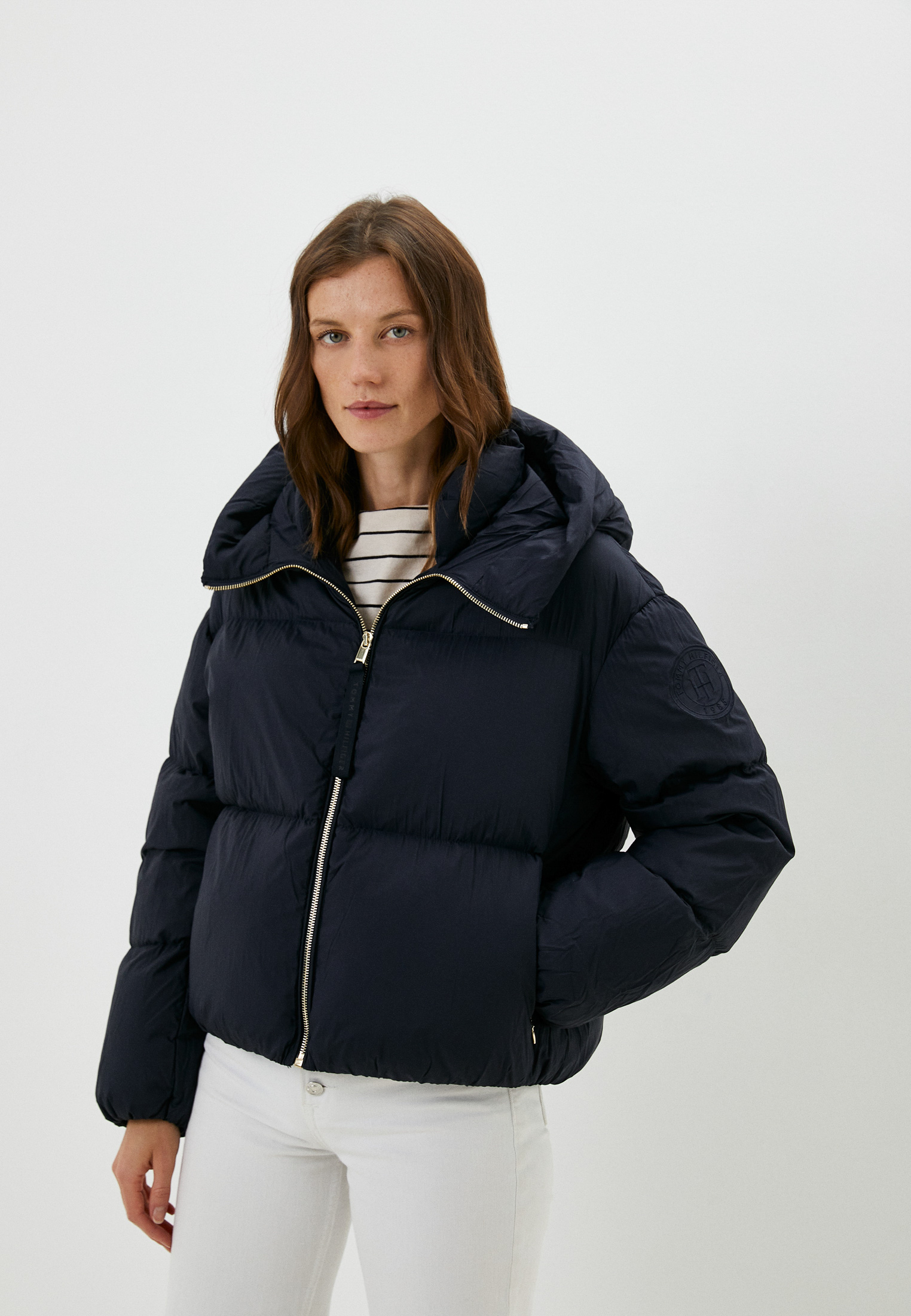 Пуховик Tommy Hilfiger, цвет: синий, RTLABQ434901 — купить в интернет ...