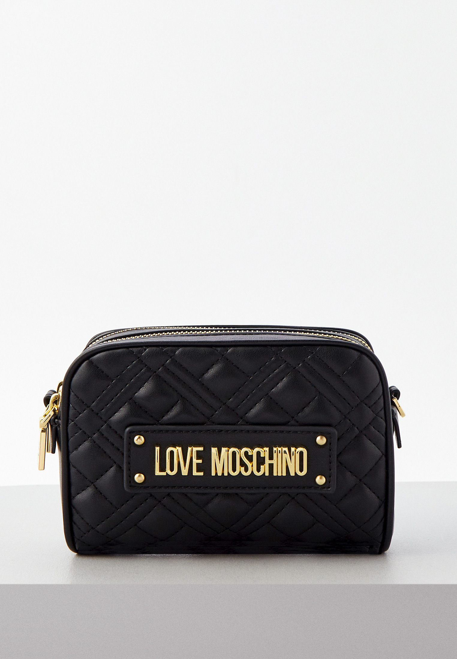Сумка Love Moschino, цвет черный, RTLABQ491701 — купить в интернет
