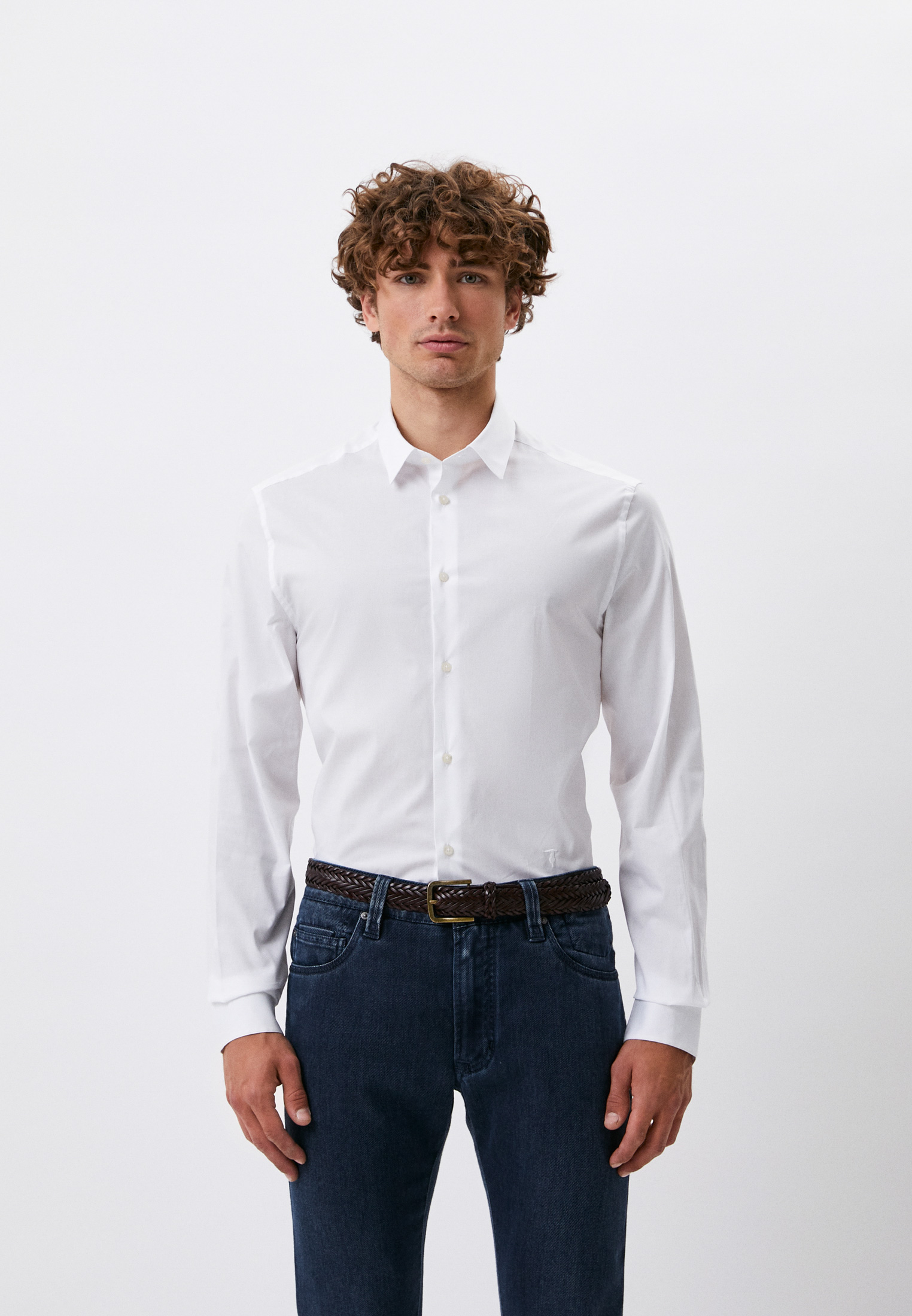 Рубашка Trussardi, цвет: белый, RTLABQ754801 — купить в интернет ...