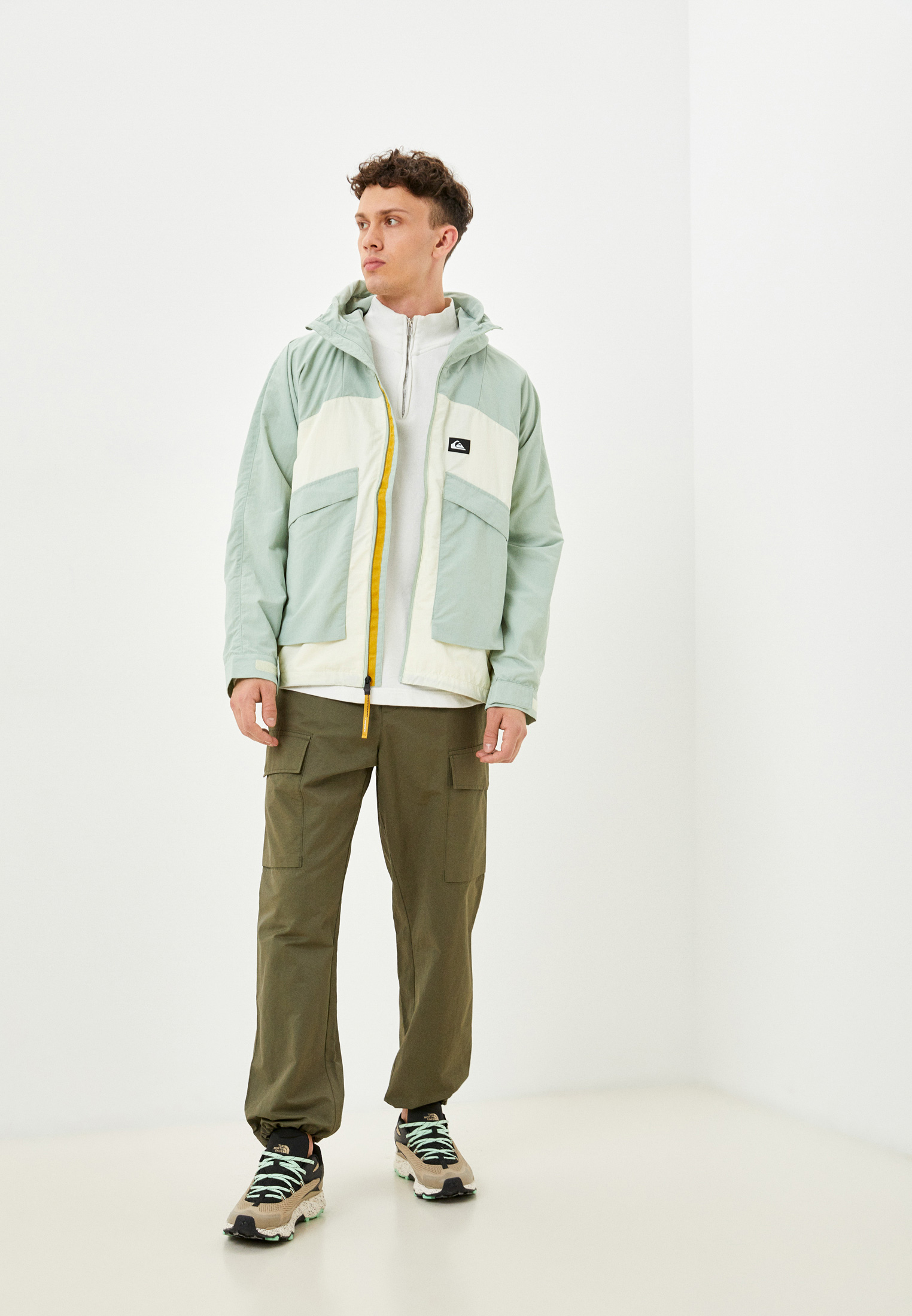 Ветровка Quiksilver ALTITUDE M JCKT GEZ0, цвет: зеленый