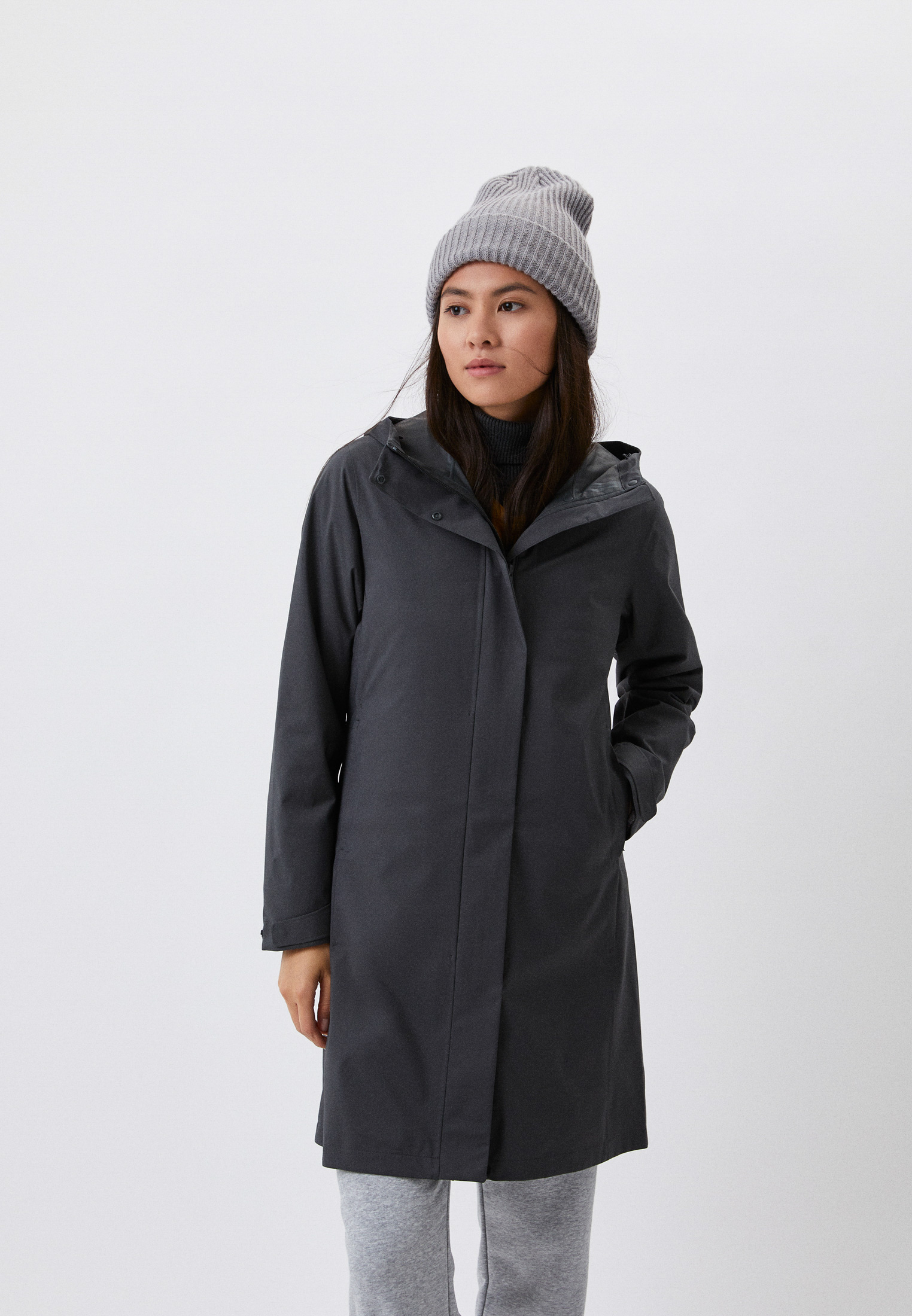 Пальто UNIQLO BLOCKTECH, цвет: серый, RTLABW757501 — купить в  интернет-магазине Lamoda