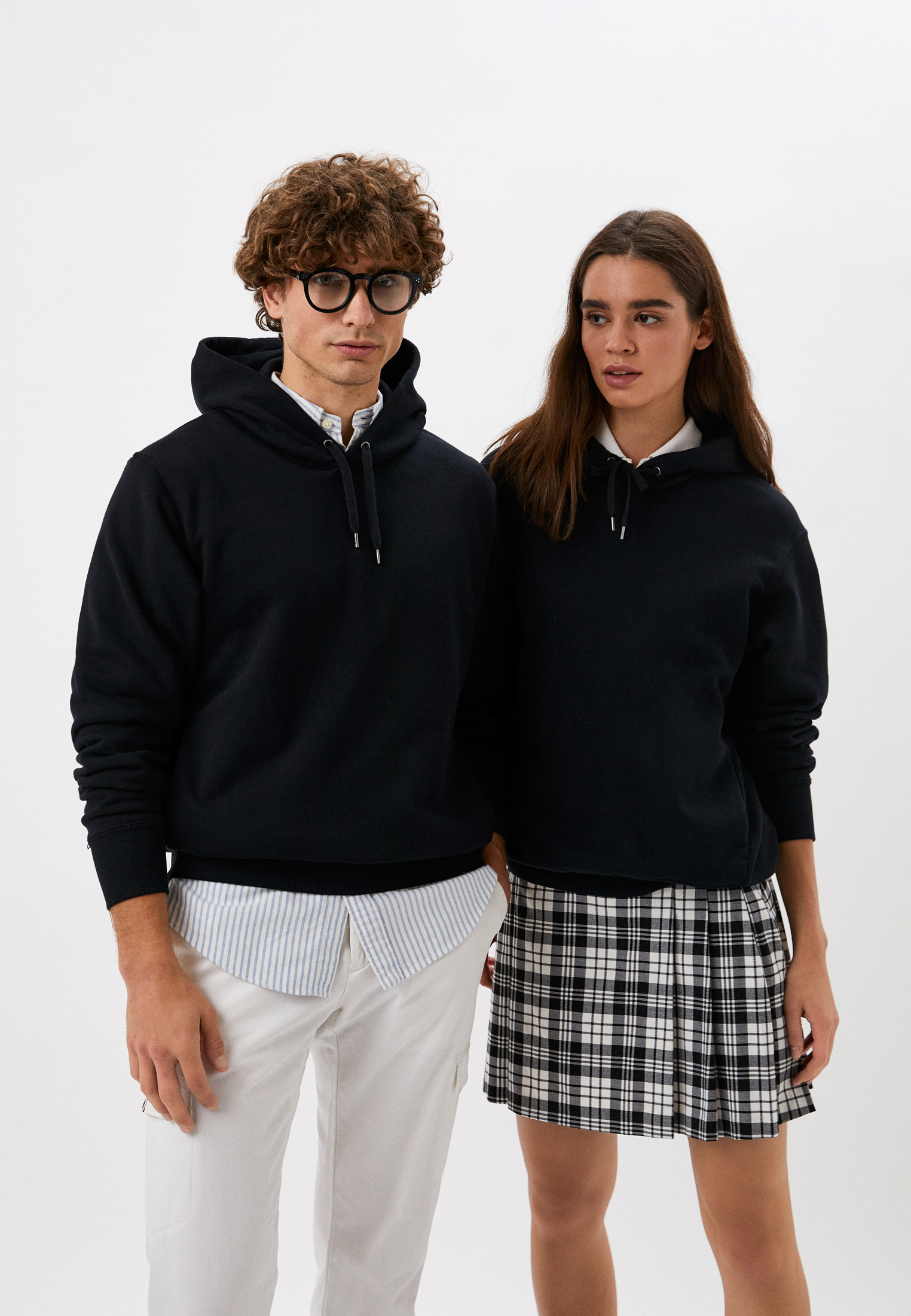 Толстовка UNIQLO, цвет: черный, RTLABW775501 — купить в интернет ...