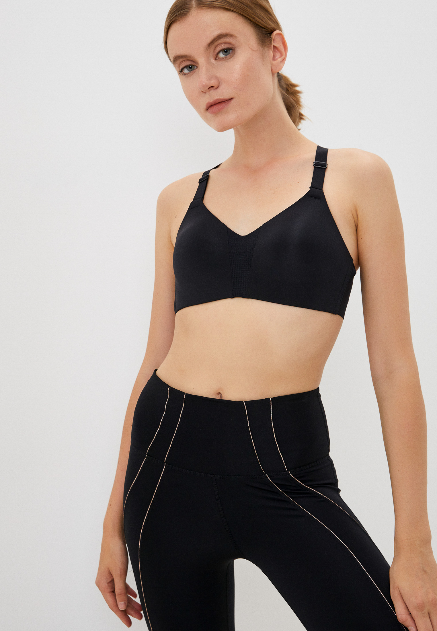 Топ спортивный Nike Women's Rival Sports Bra, цвет: черный ...