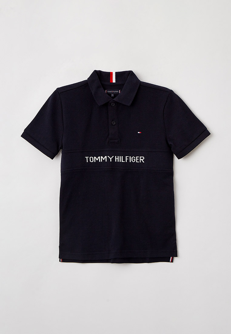 Поло Tommy Hilfiger, цвет: черный, RTLABX706601 — купить в интернет ...