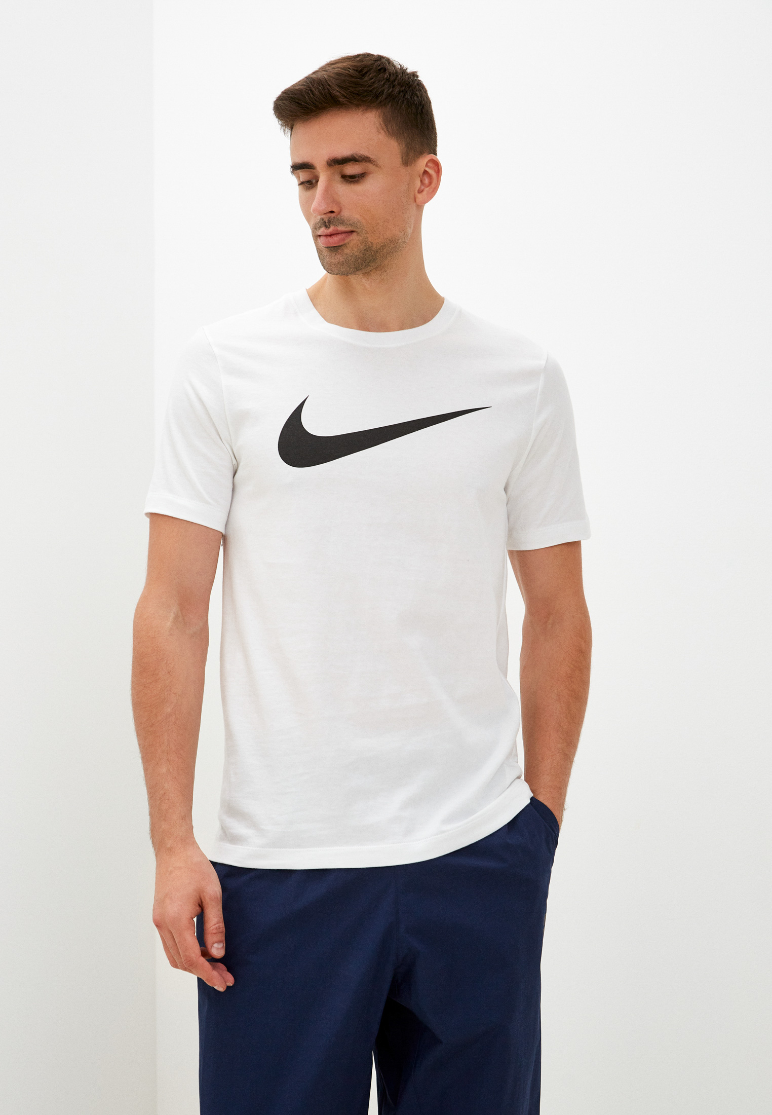 Футболка Nike M NSW TEE GOOD CHEST SWSH FS, цвет: белый, RTLABX755505 ...