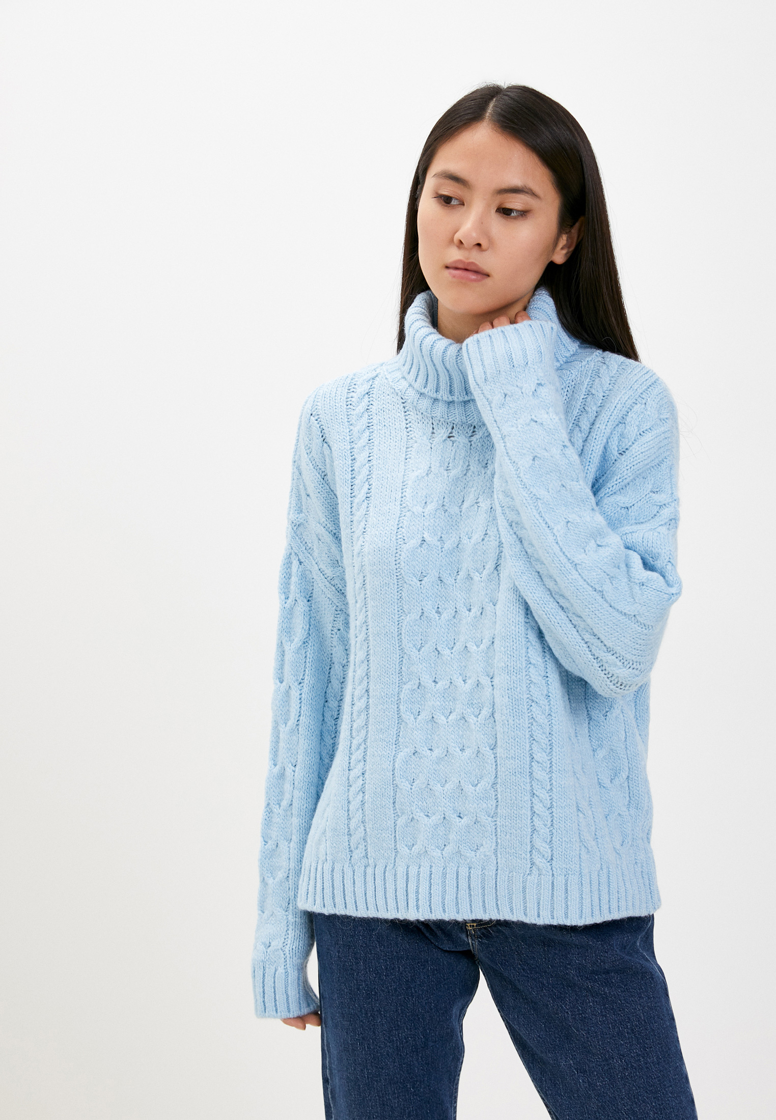 Свитер Koton, цвет: голубой, RTLABY155101 — купить в интернет-магазине ...