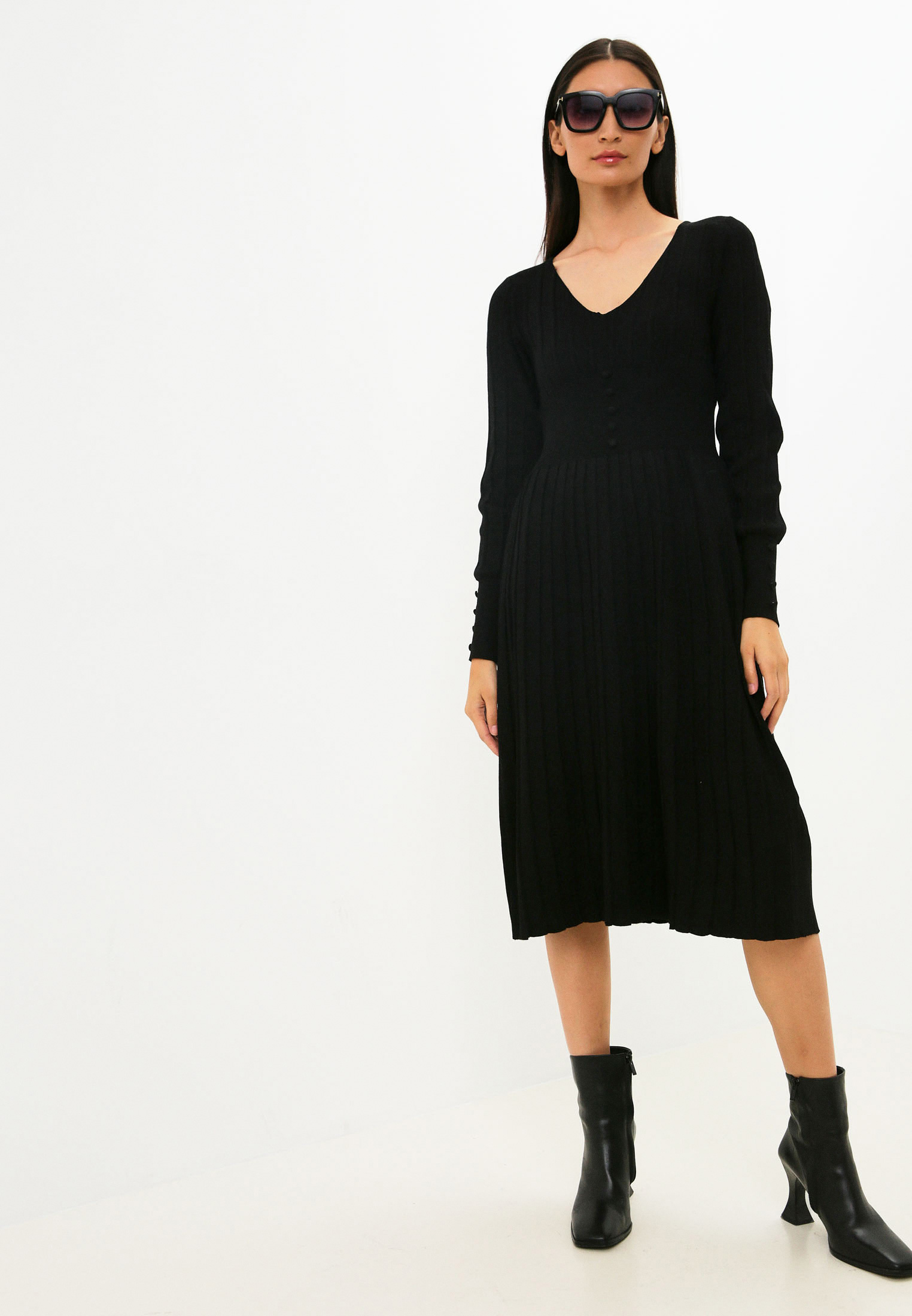 Платье Chic de Femme, цвет: черный, RTLABY213101 — купить в интернет ...