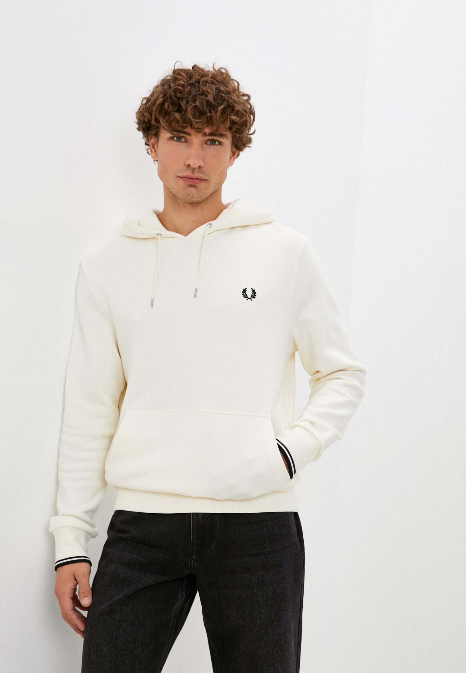 Худи Fred Perry, цвет: бежевый, RTLABY482301 — купить в интернет ...