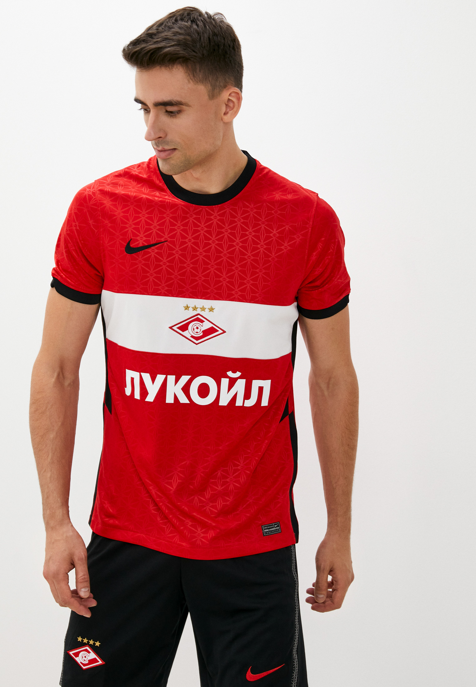 Футболка спортивная Nike SPM M NK BRT STAD JSY SS HM, цвет: красный ...