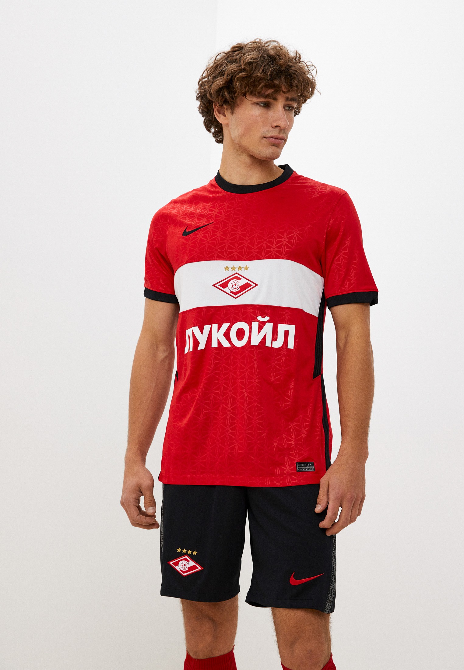 Футболка спортивная Nike SPM M NK BRT STAD JSY SS HM, цвет: красный ...