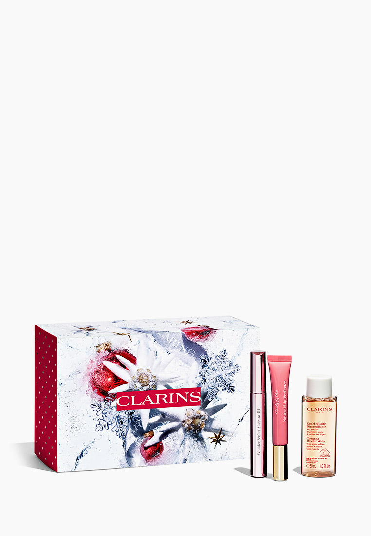 Набор косметики Clarins с косметичкой, Тушь для ресниц с эффектом 4D (8 ...