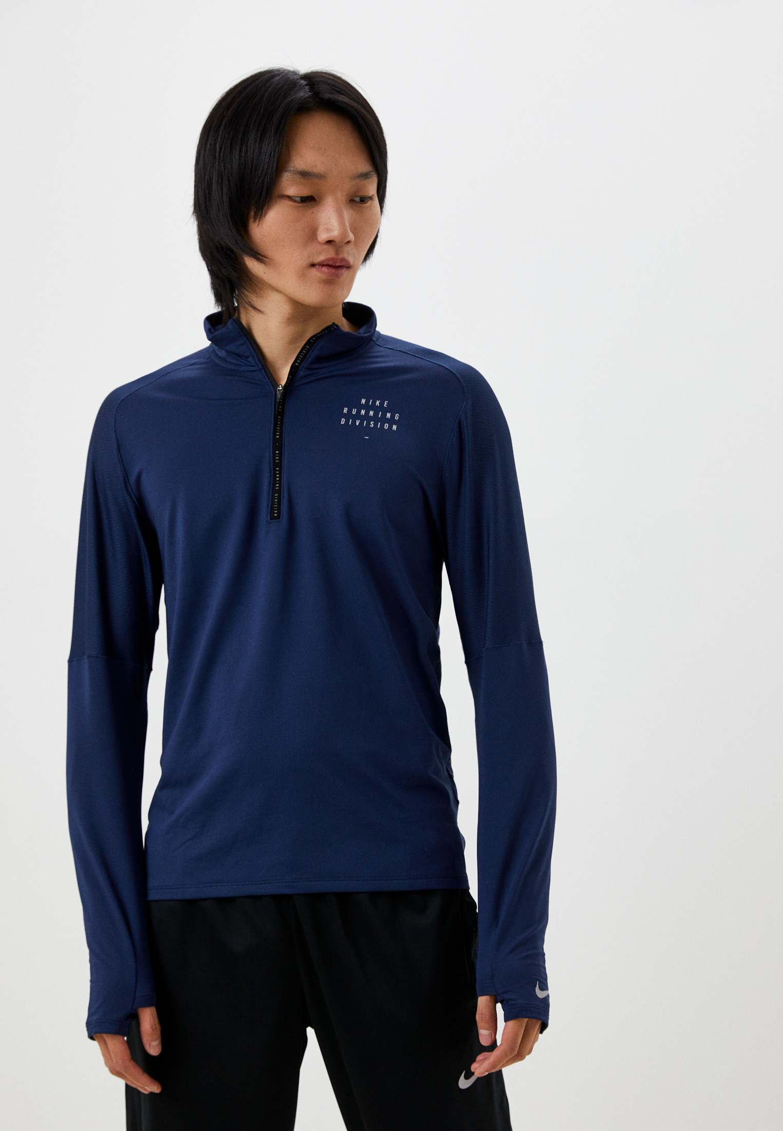 Олимпийка Nike M NK RN DV ELMNT HZ GX FL NFS, цвет: синий, RTLABY610001 ...