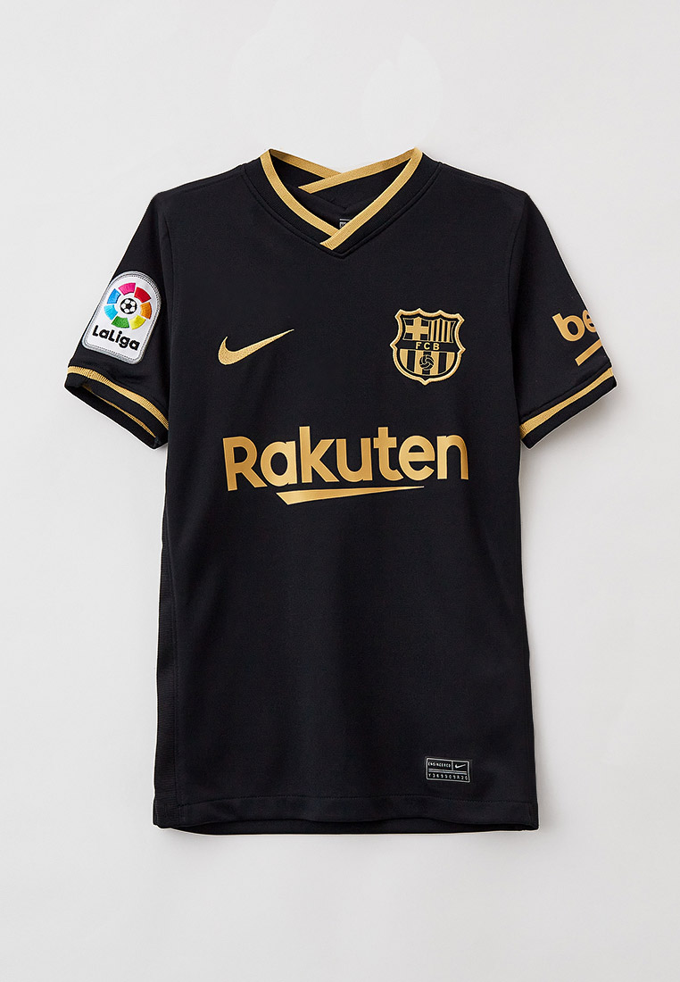 Футболка спортивная Nike FCB Y NK BRT STAD JSY SS AW, цвет: черный ...