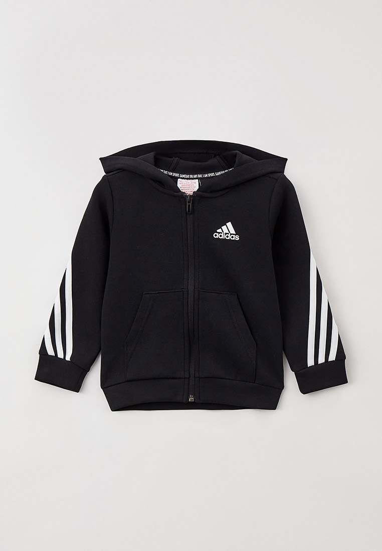 Толстовка adidas B 3S FZ, цвет: черный, RTLABY924801 — купить в ...