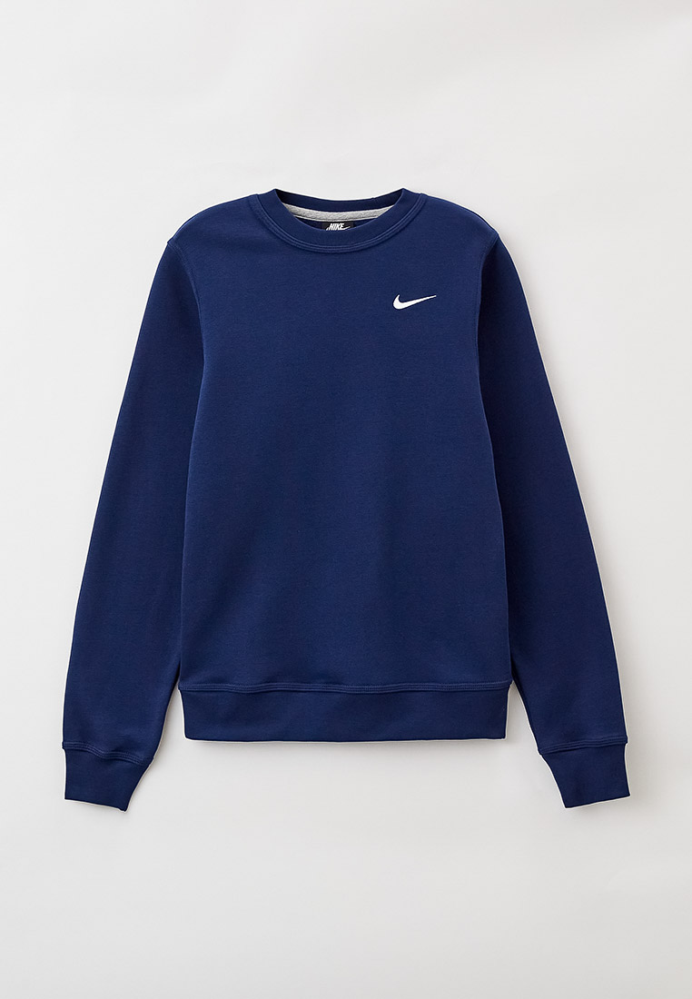 Свитшот Nike NIKE CLUB CREW-SWOOSH NFS, цвет: синий, RTLABZ283203 ...