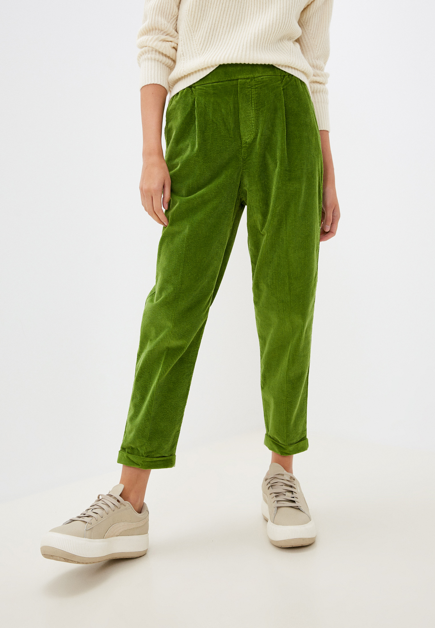 Брюки United Colors of Benetton, цвет: зеленый, RTLABZ341901 — купить в ...