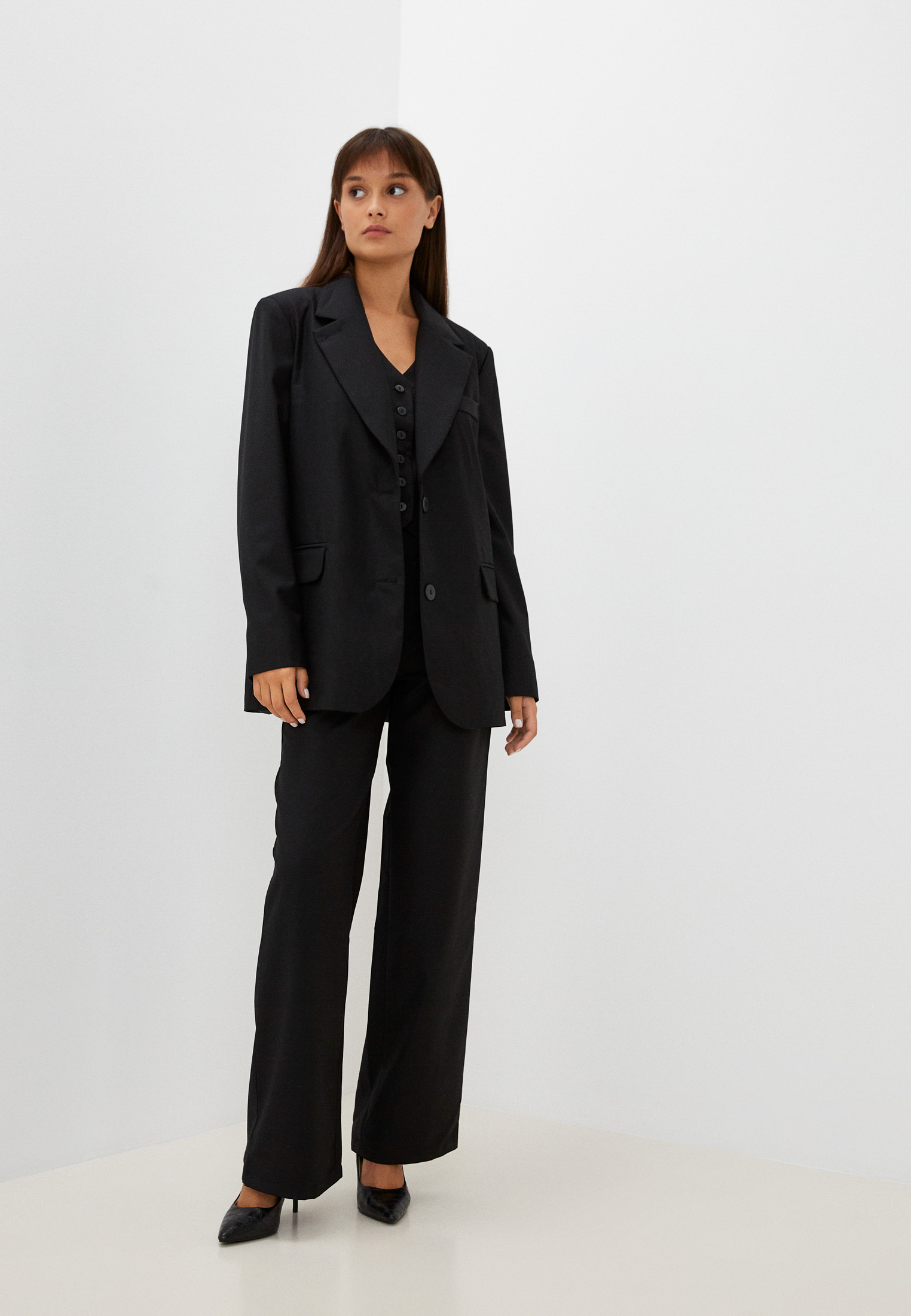 Костюм классический Moona Store, цвет: черный, RTLABZ381801 — купить в ...