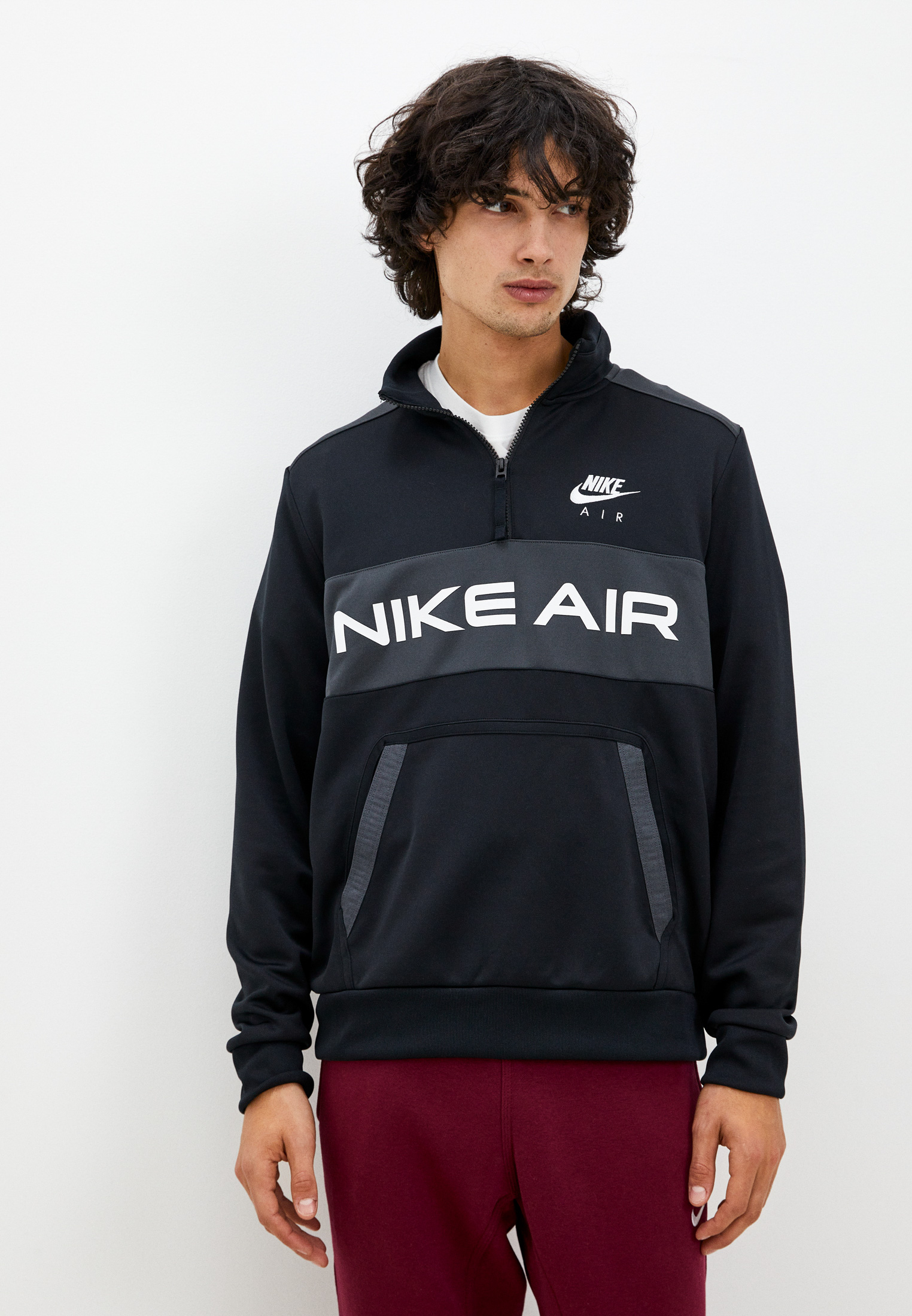 Олимпийка Nike M NSW NIKE AIR PK JKT, цвет: черный, RTLABZ660303 ...