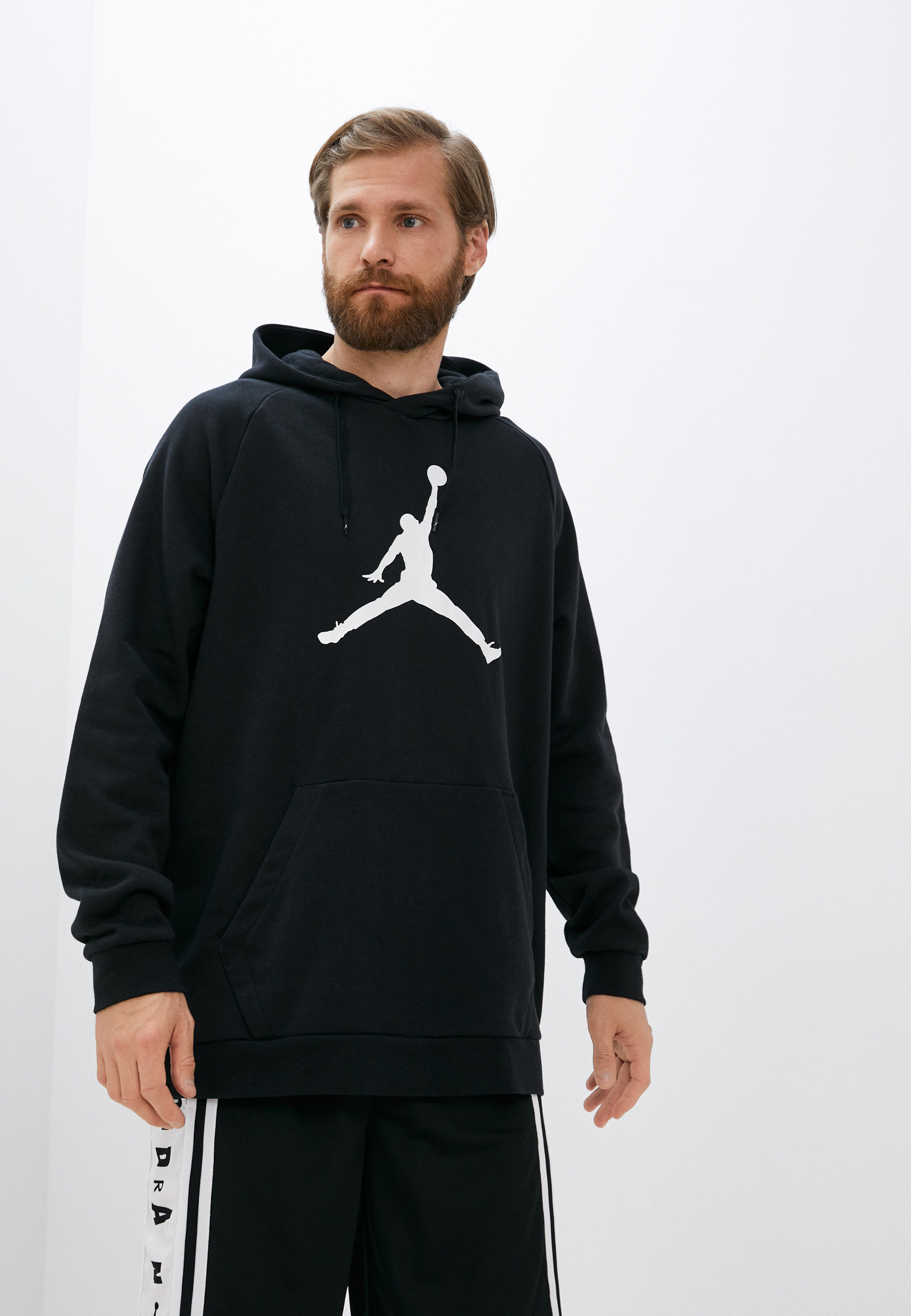 Худи Jordan NFS M J JUMPMAN LOGO FLC PO, цвет: черный, RTLABZ671401 ...