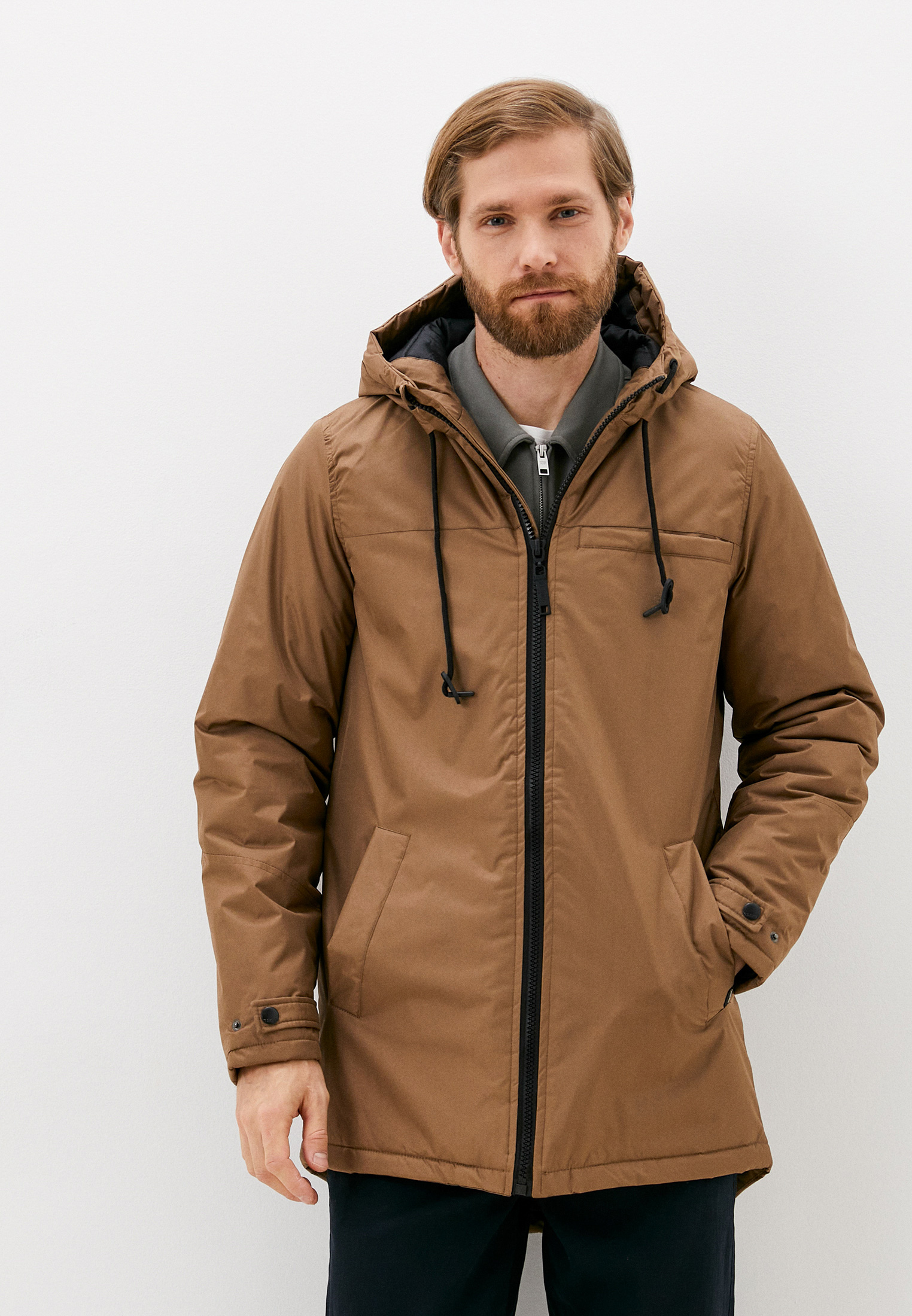 Куртка утепленная Blend, цвет: коричневый, RTLABZ754601 — купить в ...