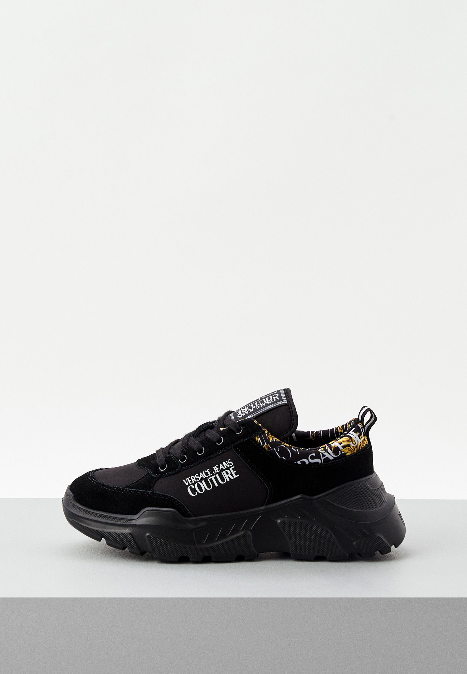 Кроссовки Versace Jeans Couture, цвет: черный, RTLACA089101 — купить в ...