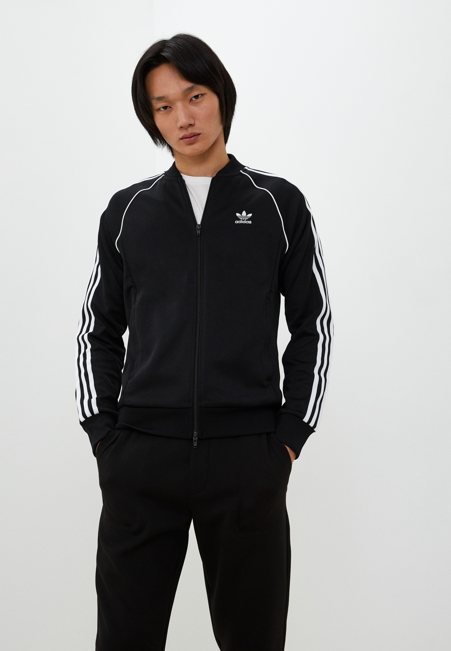 Олимпийка adidas Originals SST TT, цвет: черный, RTLACA205301 — купить ...