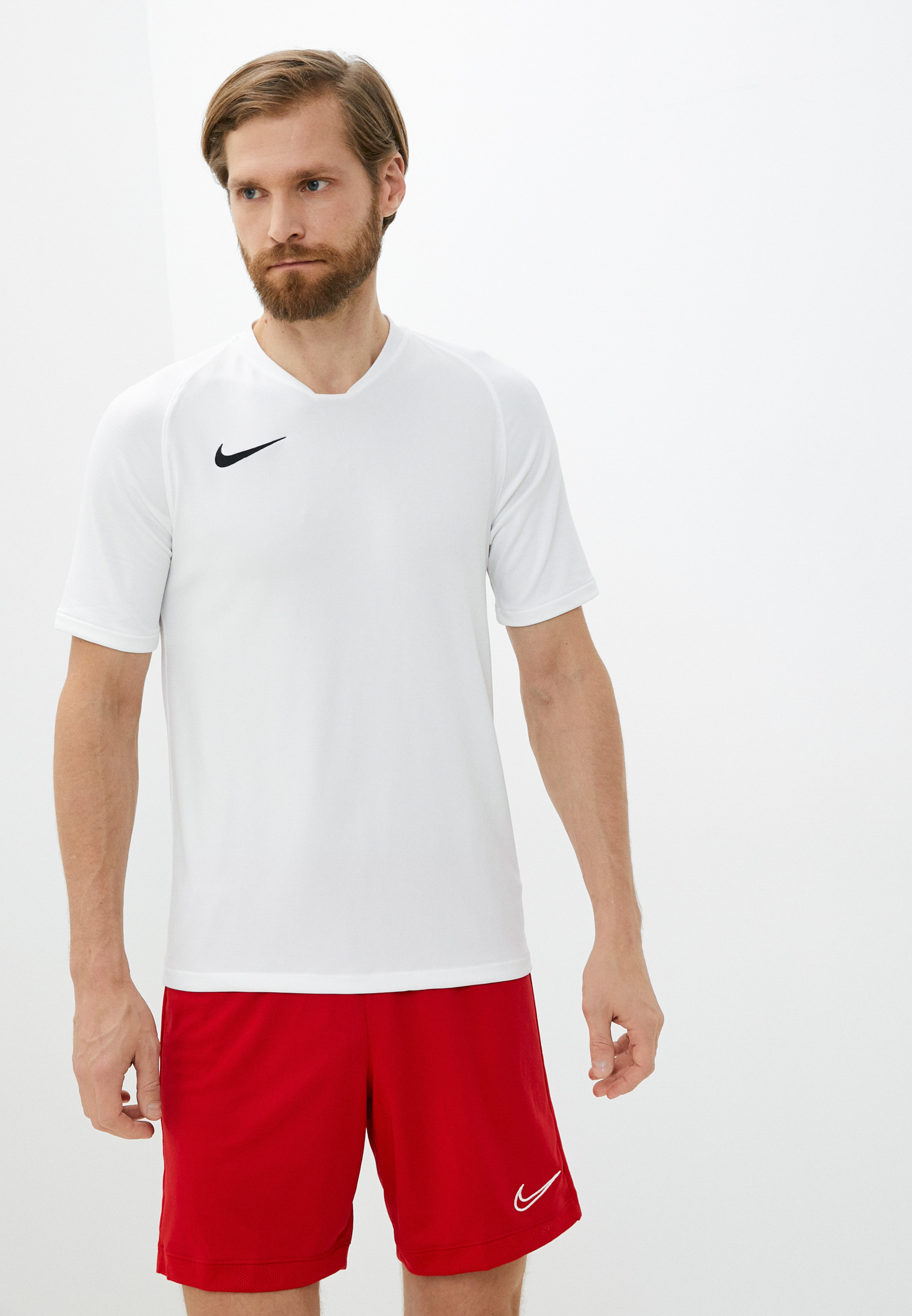 Футболка спортивная Nike M NK DRY STRKE JSY SS, цвет: белый ...