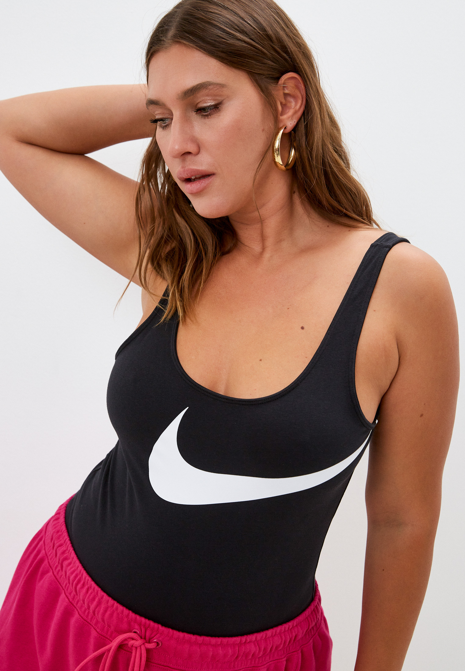 Боди Nike W NSW SWSH BODYSUIT, цвет: черный, RTLACA393801 — купить в ...