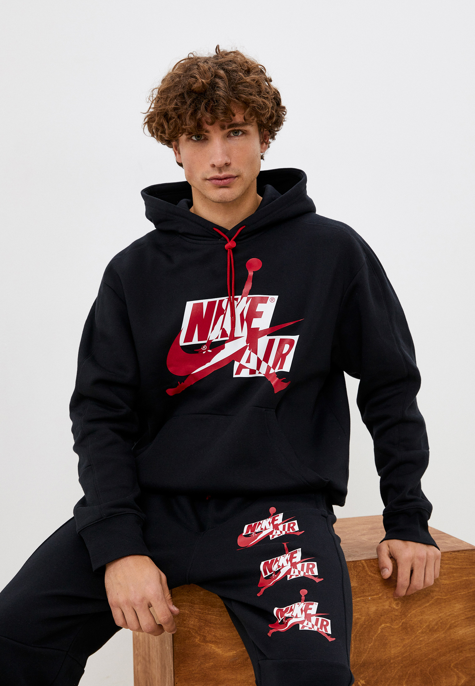 Худи Nike NFS M J JMC FLC PO, цвет: черный, RTLACA414001 — купить в ...