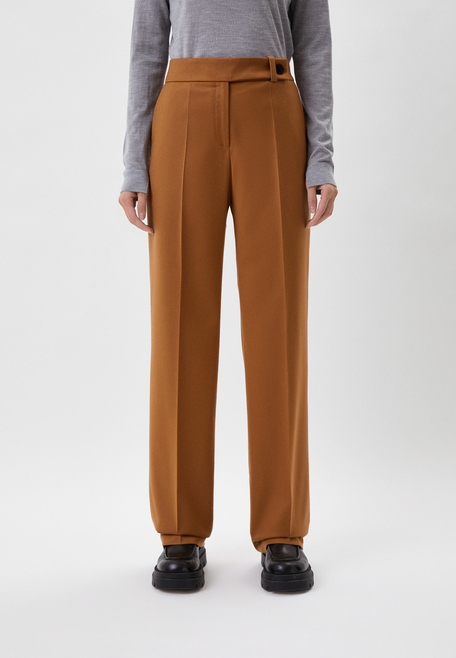 Брюки Hugo, цвет: коричневый, RTLACA517401 — купить в интернет-магазине ...